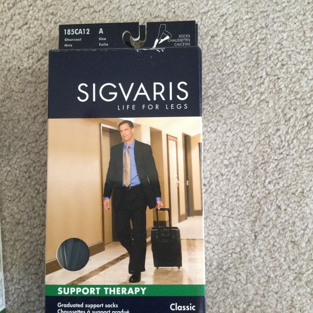Graduated support socks 15-20 mmHG, size A